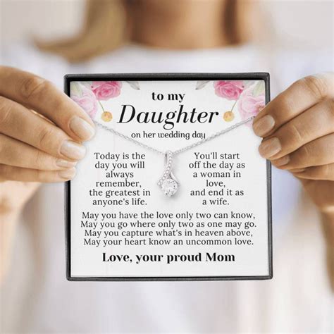 mother to daughter gifts on her wedding day